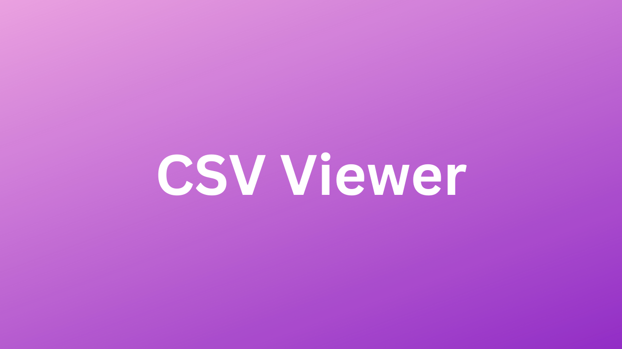 CSV Viewer Logo