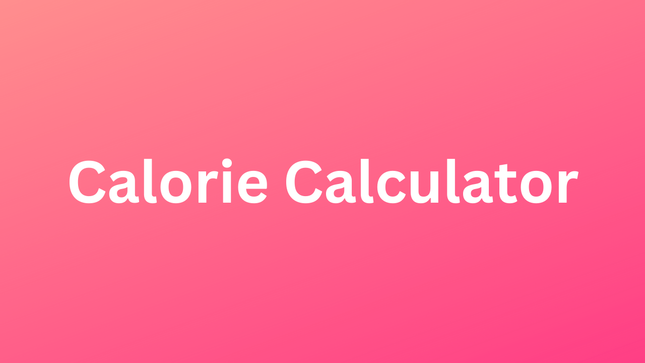 Calorie Calculator Logo