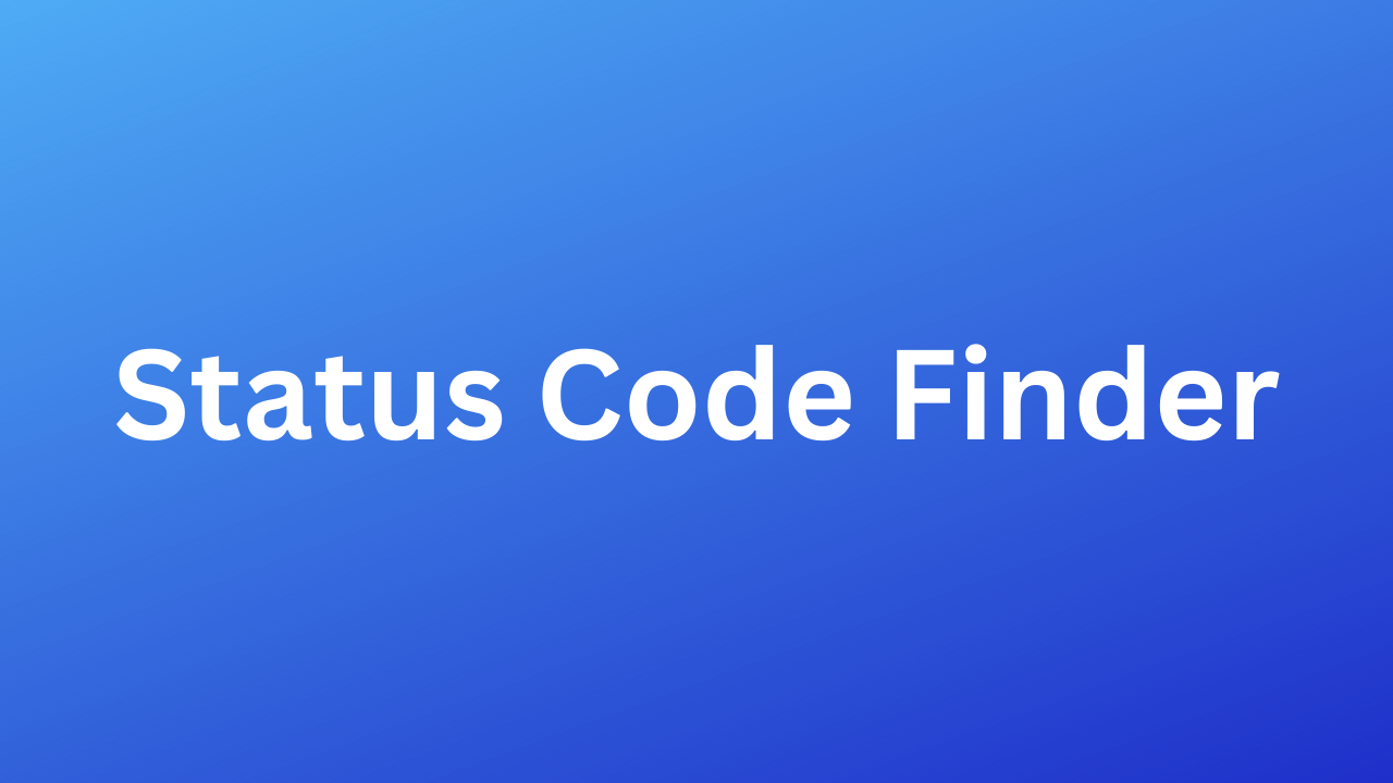 Status Code Finder Logo